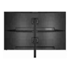 Atdec Brackets & Mounting - Atdec AWMS-2-LTHT75 Grommet Clamp Black