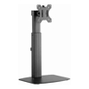Brateck Brackets & Mounting - Brateck Single Free Standing Screen Pneumatic Vertical Lift Monitor Stand Fit Most 17"-32" Flat and Curved Monitors Up