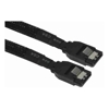 Other Server Accessories - Astrotek AT-SATA3NB-180D SATA 3.0 30cm 7 pins Straight to 7 pins Straight with Latch Black Nylon Jacket 26AWG 1 Year