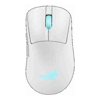 Wired Desktop Mice - Asus ROG Keris II Origin Gaming Mouse Moonlight White ROG Micro Switch II USB/Bluetooth/RF 2.4GHz 8000Hz AURA Sync 2m