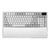 Wired Gaming Keyboards - Asus ROG AZOTH 96 HE LITE WHITE Gaming Keyboard ROG HFX V2 magnetic switches USB-C/2.4GHz/Bluetooth 5 RGB Aura Sync