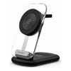 Choetech - Choetech T618-F-BK 3-in-1 15W MagSafe Wireless fast Charger Stand for iPhone i-Watch AirPods w/ Ambient Light
