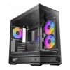 Computer / PC Cases - Antec C2M ARGB Black Micro-ATX/ITX steel/glass 5 slots 415mm GPU 165mm CPU 240mm ARGB fan USB-C 10Gbps