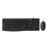 Wired Keyboard & Mouse Combos - AOC KM170B/97 Wired Home & Office Keyboard + Mouse Combo 1.5M cables Black