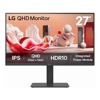 Monitors - LG 27" 27U710B-B IPS QHD 2560x1440 HDR10 75Hz 5ms sRGB 99% HDMI x2 DP 1.4 5Wx2 speakers