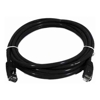 8Ware Cat6 Network Cables - 8Ware CAT6 Cable 0.25m Black Premium RJ45 Ethernet Network LAN UTP Patch Cord 26AWG CU Jacket