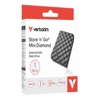 New Products - Verbatim 32026 Store'n'Go Mini Diamond SSD USB-C 2TB USB 3.2 Gen 2 1000MB/s Read/Write USB Flash Drive External SSD