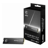 MSI Solid State Drives (SSDs) - MSI SPATIUM M571 DLP PCIe 5.0 NVMe M.2 4TB PCIe 5.0x4 NVMe 2.0 M.2 2280 Phison E28 14500/11000MB/s 2600K IOPS 2800TBW