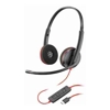 HP - HP POLY BLACKWIRE 3220 STEREO USB -C HEADSET USB-C/A ADAPTER B ULK