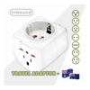 Generic Powerboards - Sansai Universal Travel Adaptor 10A 240V 2400W 50Hz compatible for UK/USA/China/Japan/Italy and more other countries