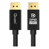 Astrotek - Astrotek Oxhorn 4K DisplayPort 2.1 DP80 Cable 3m Male to Male V2.1 16K@60Hz Gold-Plated Aluminum High Speed VESA