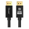 Astrotek - Astrotek Oxhorn 4K DisplayPort 2.1 DP80 Cable 1.8m Male to Male V2.1 16K@60Hz Gold-Plated Aluminum High Speed VESA
