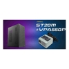 Computer / PC Cases - Antec ST20M + VPA550P Mid Tower mATX/ITX 1x120mm Rear Fan GPU 265mm CPU 150mm 550W PSU Active PFC 2x PCIe