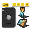 OtterBox - OtterBox Defender Apple iPad Mini (8.3") (A17 Pro) (7th Gen) / iPad Mini (8.3") (6th Gen) Case Black -No Retail