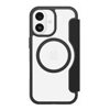 OtterBox - OtterBox React Folio MagSafe Apple iPhone 17 (6.3") Case Black Crystal (Clear/Black) (77-98586) DROP+ Military Standard