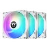 Thermaltake - Thermaltake CL-F205-PL12SW-A LE 120 ARGB PWM Cooling Fan Size: 120mm Airflow: 66.1CFM Noise: 25.2dB(A) Pack of Three 