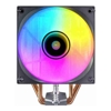 Water Cooling - Antec F400 ARGB Black 120mm ARGB PWM Fan 4 Copper Heat Pipes 205W TDP 600-1700RPM 63CFM Airflow Intel LGA1851/1700 AMD