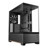 Computer / PC Cases - Antec C6 WOOD Black Mid Tower ATX/Micro-ATX/ITX Tempered Glass USB-C 10Gbps 3 PWM Fans 360mm Radiator 450mm GPU 2Yr Wty
