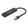 Simplecom USB Hubs - Simplecom CH362 4-Port SuperSpeed USB 3.0 (USB 3.2 Gen 1) Type-A Hub Aluminium
