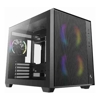 Deepcool Computer / PC Cases - Deepcool CG330 MESH 3F High Airflow Dual Chamber Micro ATX Case 3 Pre-Installed Fans  USB3.0 x1USB2.0 x1Type-C x1Audio
