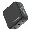 Verbatim USB Hubs - Verbatim 100W Mini GaN Charger with Display
