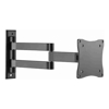 Brateck Brackets & Mounting - Brateck Aluminum Articulating TV Wall Mount 13-27" 15kg Capacity VESA 75x75/100x100 Full Motion 70 Tilt 90 Swivel