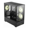 Computer / PC Cases - MSI MAG PANO M110R Black Mini Tower 270 Panoramic Glass Micro-ATX/Mini-ITX 3x ARGB Fans 360mm Radiator 410mm GPU USB-C