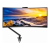 Philips Brackets & Mounting - Philips Mount Up! Bundle. 34" UWQHD 100Hz UltraWide Curved Monitor 5MP Webcam & Ergonomic Arm