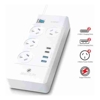 Astrotek Powerboards - Astrotek Sansai 4 Way Powerboard 4 Outlet 2xUSB-A 2xUSB-C Charging Ports Ports 10A 240V Individually Switched 2 extra
