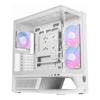 MSI Water Cooling - MSI ATX Mid Tower Curved TG Front 2x140mm ARGB Side 1x120mm ARGB Rear Floating Base Design for Max Airflow 42cm VGA