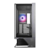 MSI Water Cooling - MSI ATX Mid Tower Curved TG Front 2x140mm ARGB Side 1x120mm ARGB Rear Floating Base Design for Max Airflow 42cm VGA