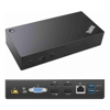Lenovo - Lenovo ThinkPad USB-C Dock (40A9) Dual Display 2x DisplayPort VGA 6x USB Ports LAN Port Audio Jack 60W PD 12 Mth Wty