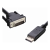 8Ware - 8Ware DisplayPort DP to DVI-D 2m Cable Male to Male 24+1 Gold plated Supports video resolutions up to 1920x1200/1080P